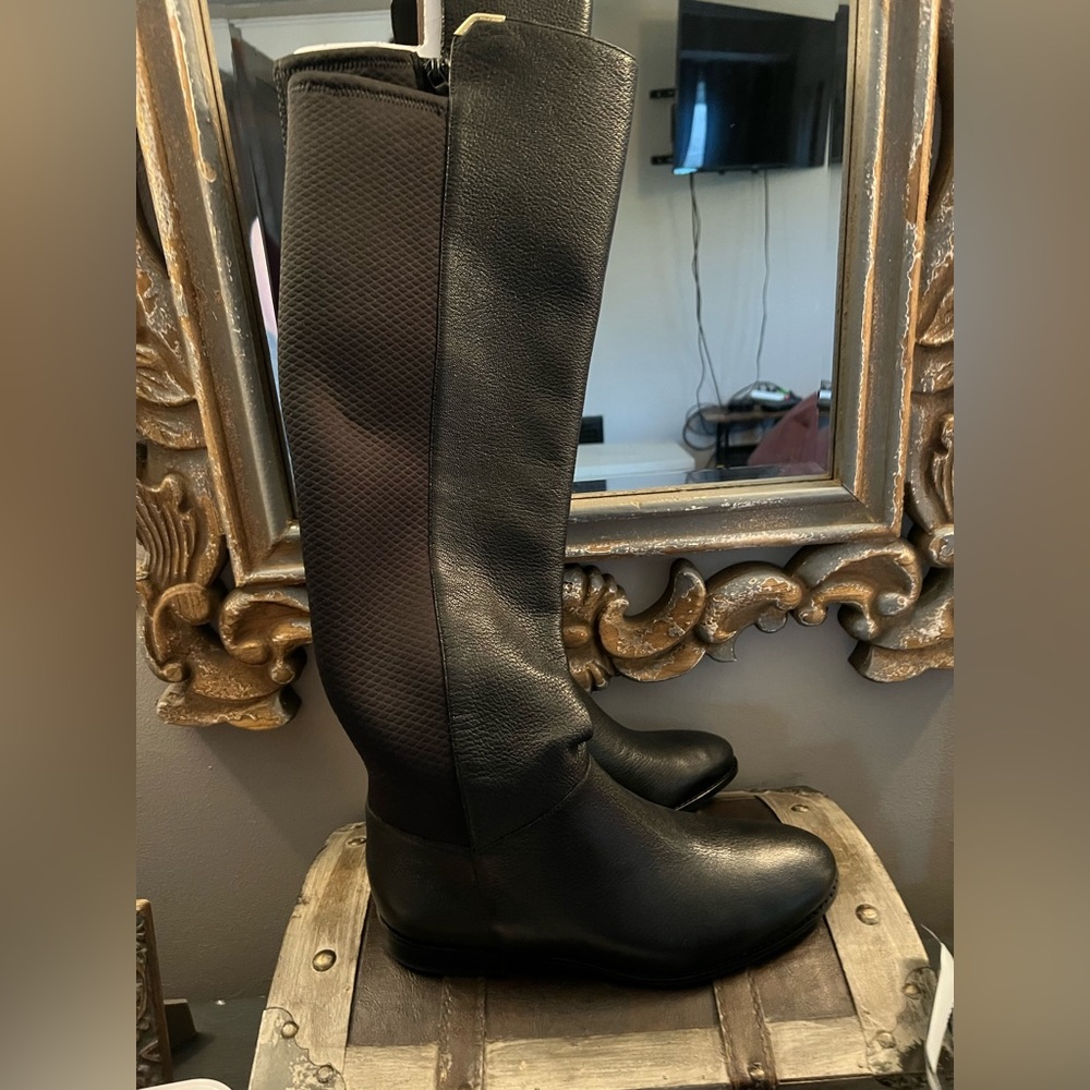 NIB Cole Haan black knee high boot 10